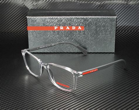 clear glasses prada|men's prada prescription glasses.